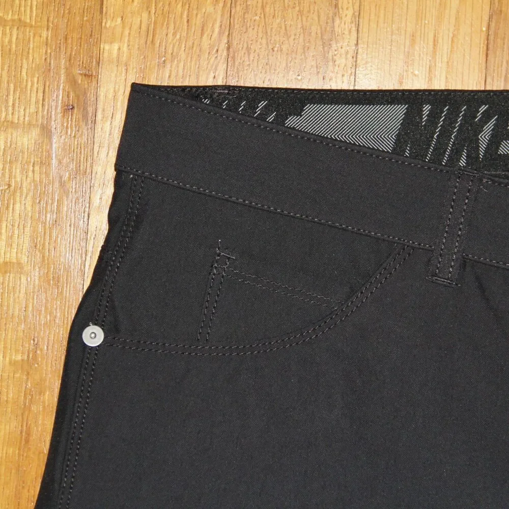Nike Slim Fit Flex 6 Pocket Dri-Fit Golf Pants Mens 38x32 Black